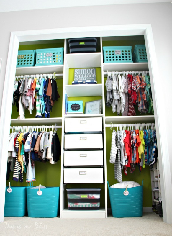 Baby Boy Nursery Closet / This Is Our Bliss