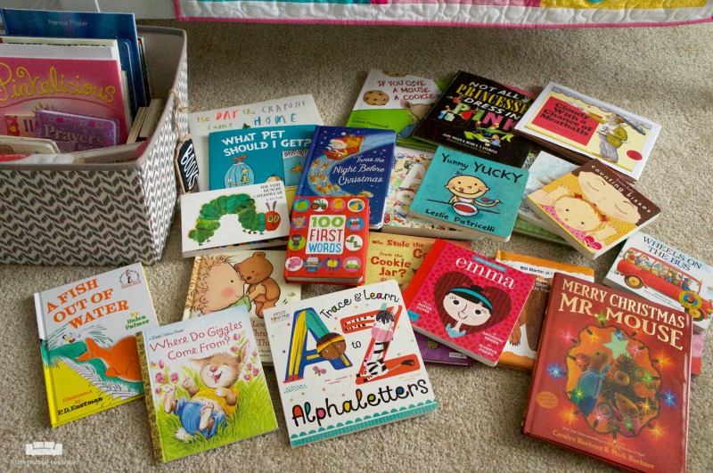 Hosting a "build a library" baby shower is such a sweet way to start baby's book collection.