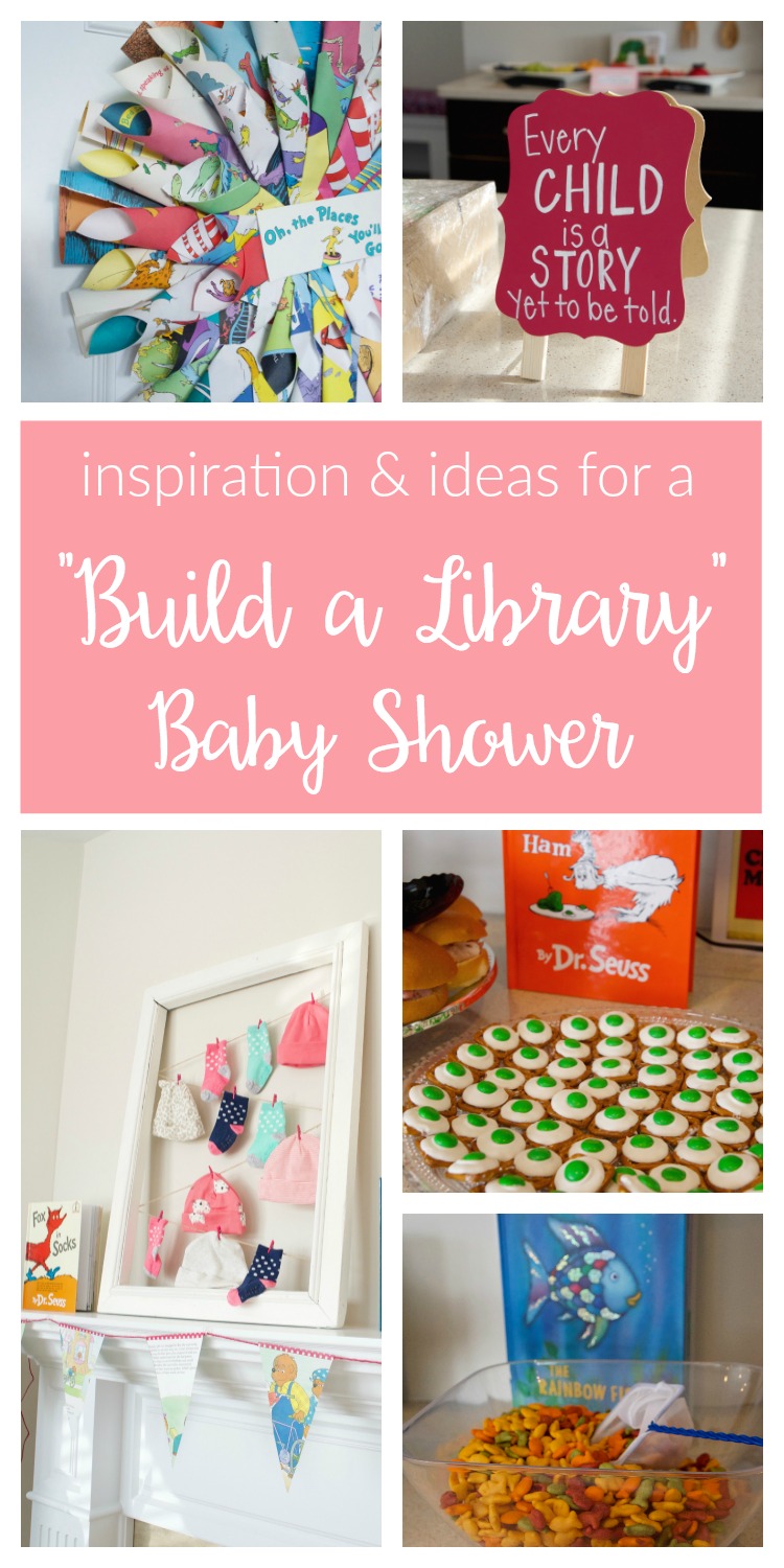 Book themed baby store shower