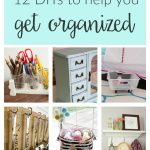 Home organization crafts and projects. These clever budget DIY ideas will help you stay organized from the bedroom, to the kitchen to the office and beyond!