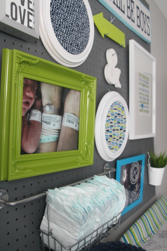 Boy Nursery Pegboard / This Is Our Bliss