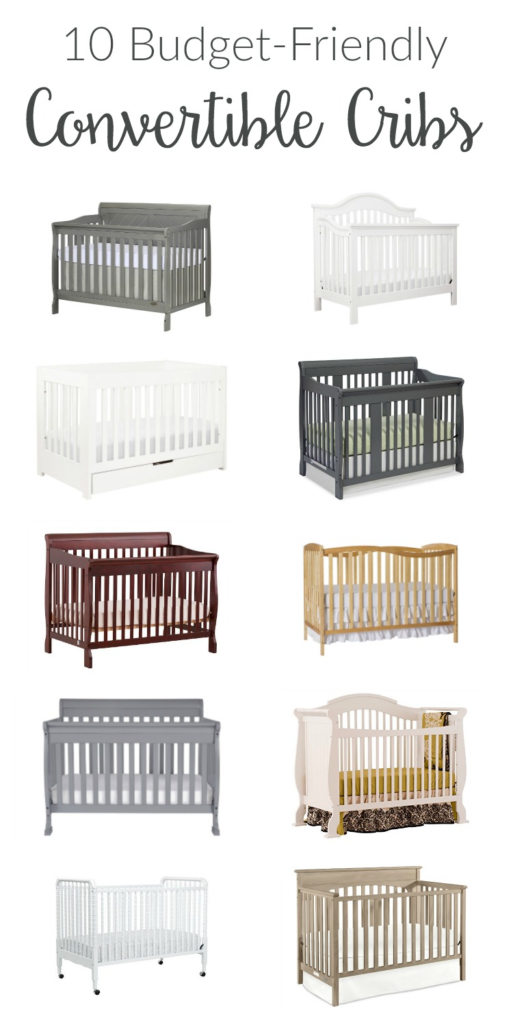 Convertible cribs are smart investments for nursery furniture. Many options are budget-friendly, affordable, and suit any style from rustic to modern!
