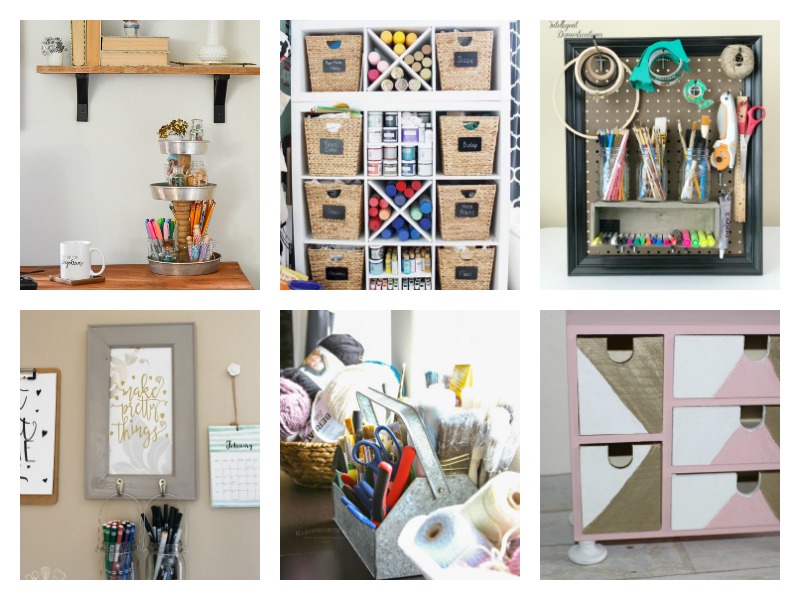 Storage and organizational ideas for your craft room