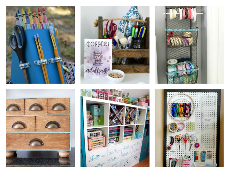 Craft Room Organizing and Storage Ideas