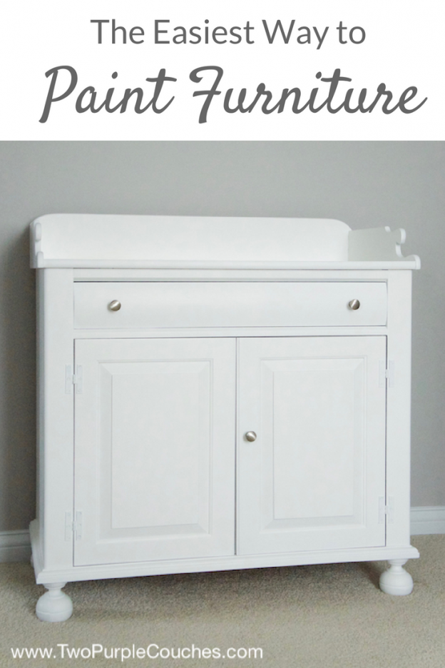 How to paint furniture with a paint sprayer—an easy DIY way to repurpose old pieces. The quickest way to get that “before and after” look