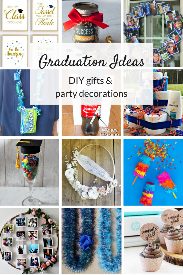 Graduation ideas for high school and college students. DIY party ideas, decorations, gifts and more to celebrate and commemorate the big day.