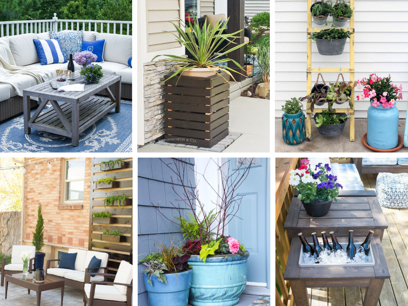 patio ideas for summer - inexpensive decorating ideas