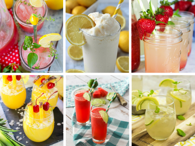 Fruity Drinks - easy nonalcoholic recipes and drinks with alcohol for summer sipping
