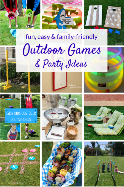 Outdoor Games & Party Ideas - two purple couches