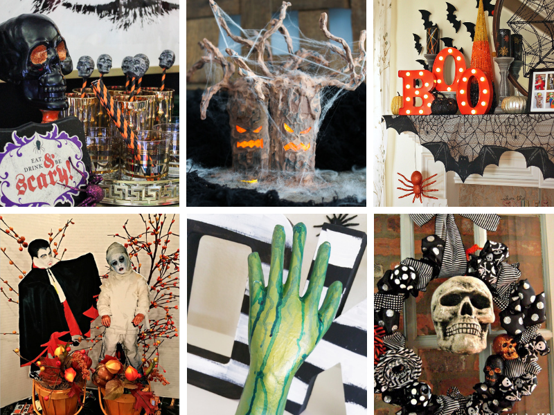 Halloween Home Decor Ideas - from cute to creepy!