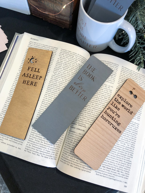 ABC Market - literary gifts, wooden bookmarks