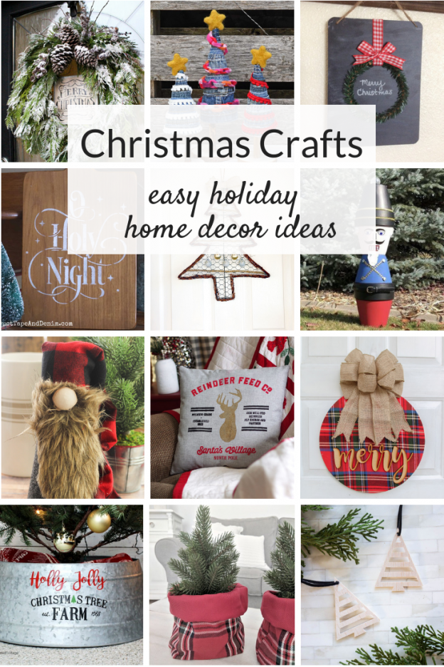 Christmas crafts and DIY home decorating ideas. From simple to elegant, these budget-friendly ideas will help you create a beautiful holiday home.