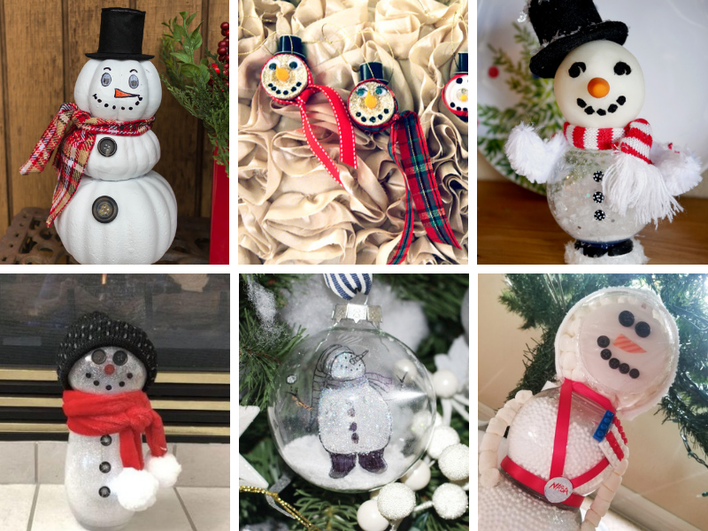 Snowman Craft Ideas: You Won't Believe These Easy Dollar Tree DIYs - Chas'  Crazy Creations