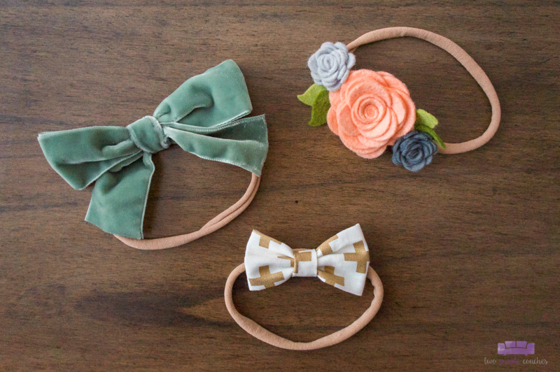 headbands for baby girls by OBT Love