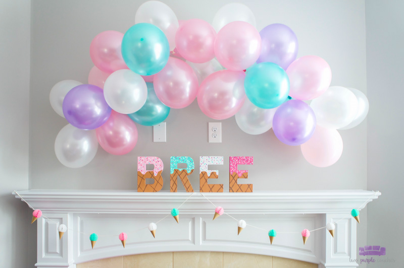 balloon garland idea