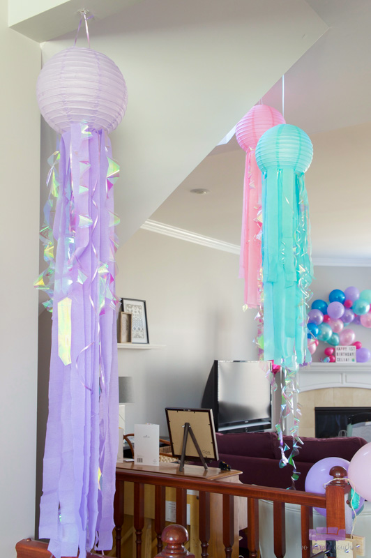 paper lantern jellyfish party decorations
