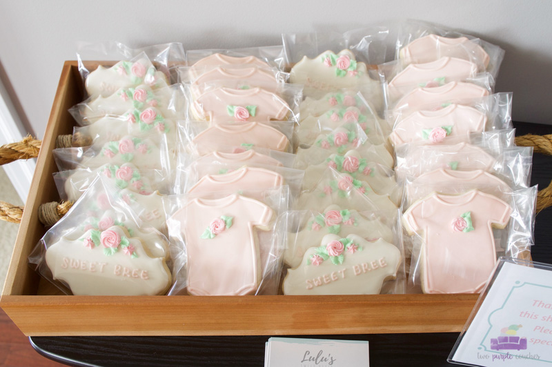 ice cream baby shower cookie favors