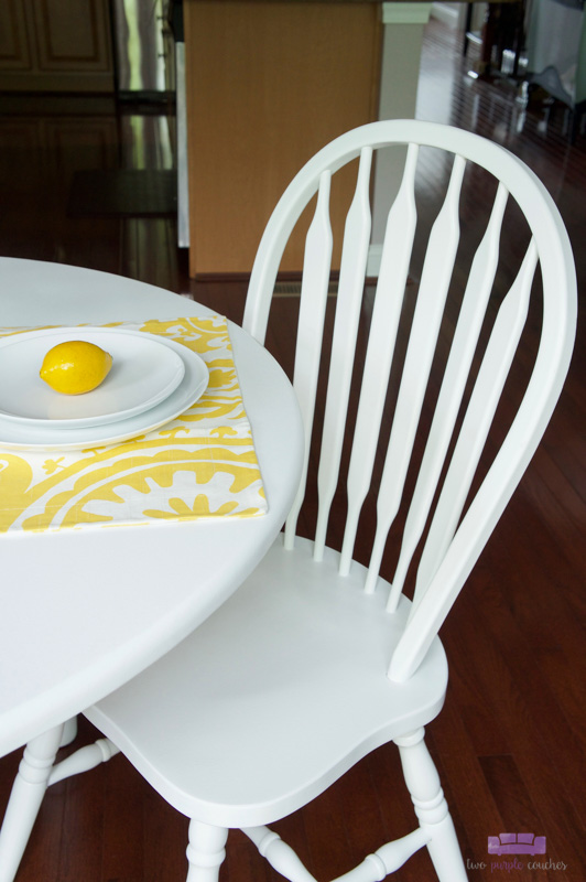 painted kitchen chair after