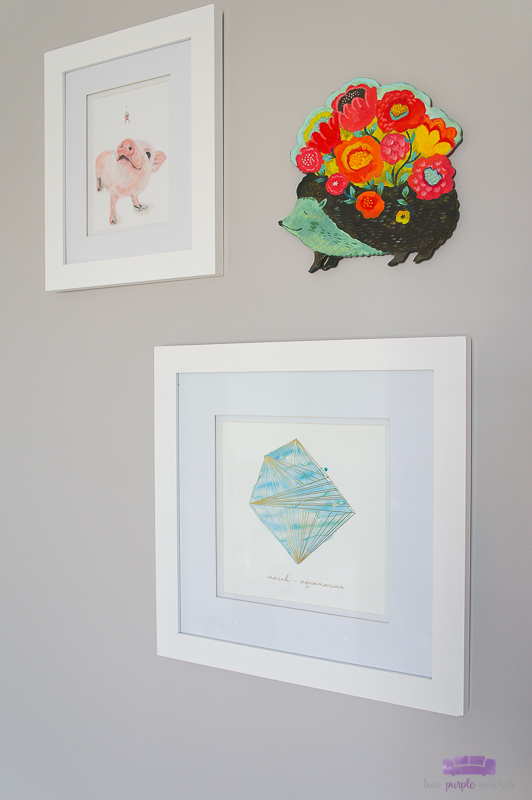personalized art for nursery gallery wall