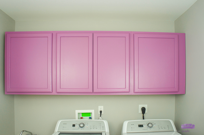 laundry room painted cabinets