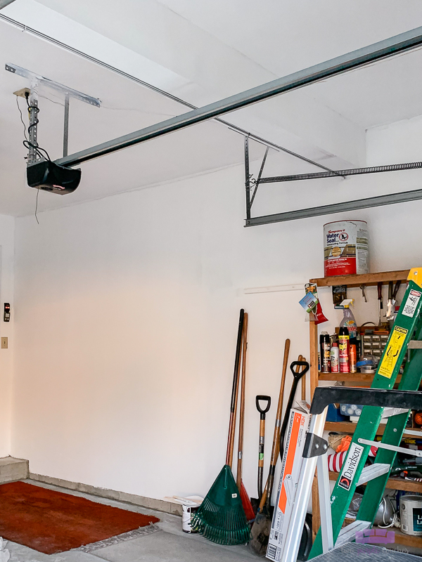 painted ceiling after